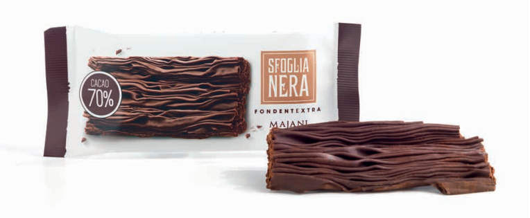 Čokoláda Sfoglia Nera hořká 70% Majani 25g